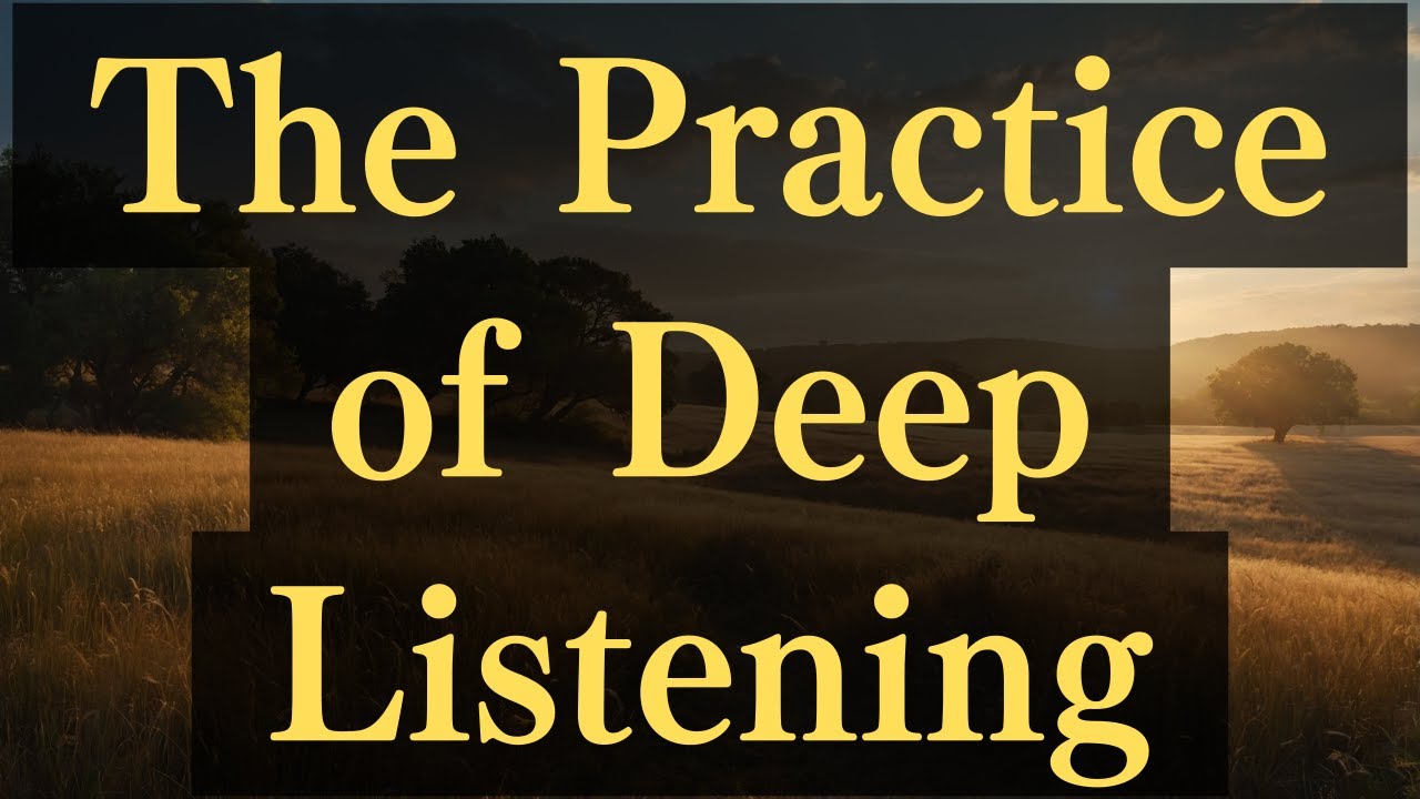 The Practice of Deep Listening #yourmonkhaku #buddhism #motivation #mindfulness #spirituality