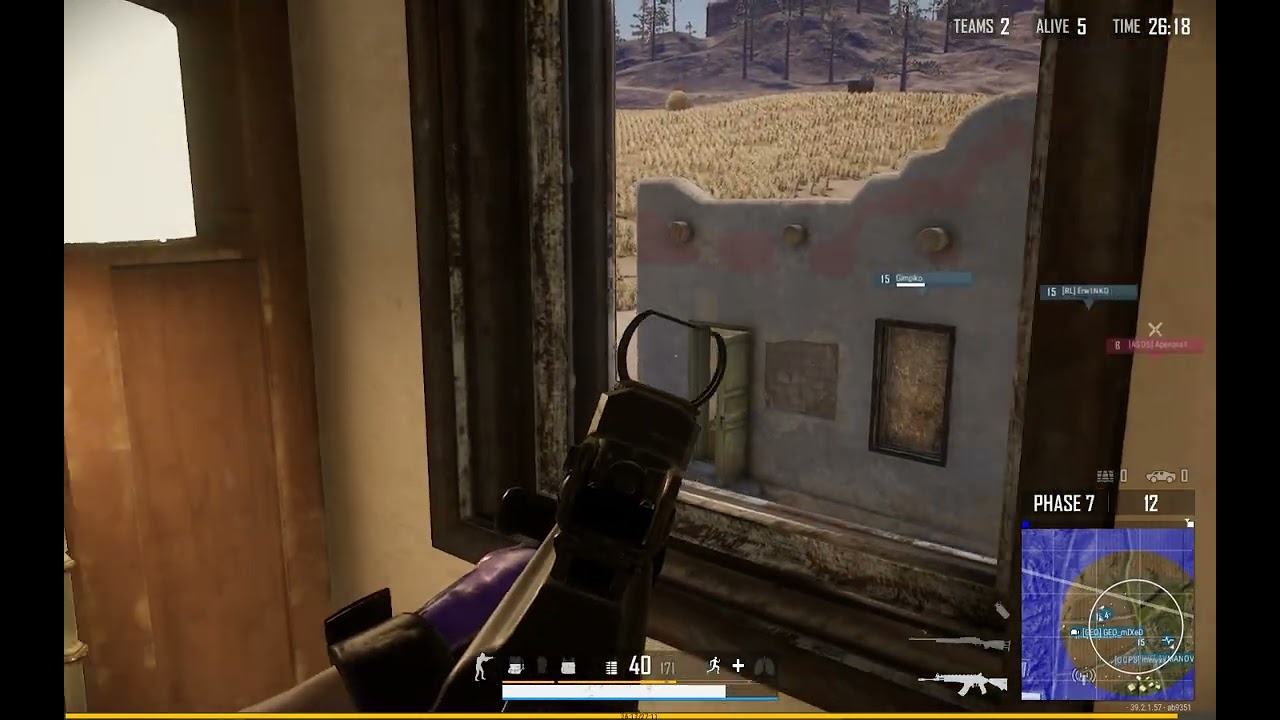 1v4 cutch PUGB