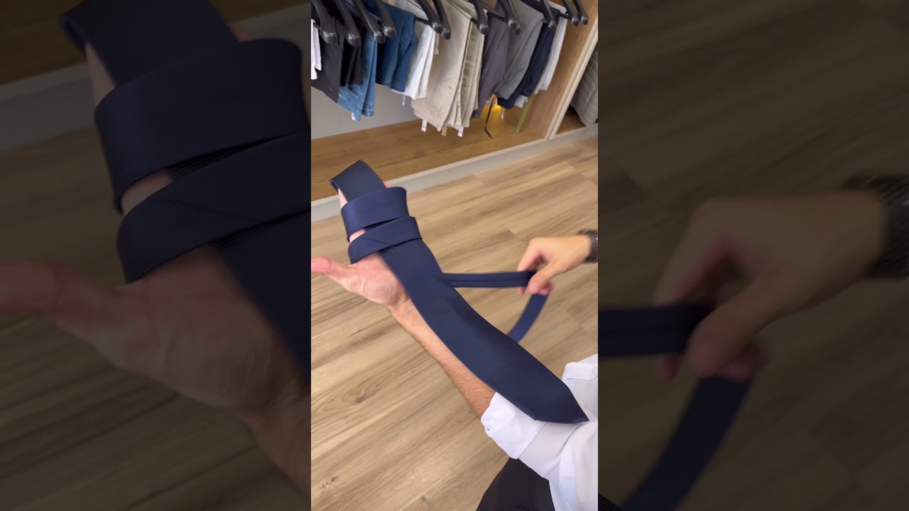 Aprenda a Fazer um N&oacute; de Gravata, R&aacute;pido e F&aacute;cil, o mais R&aacute;pido do Mundo !! #moda  #mensfashion