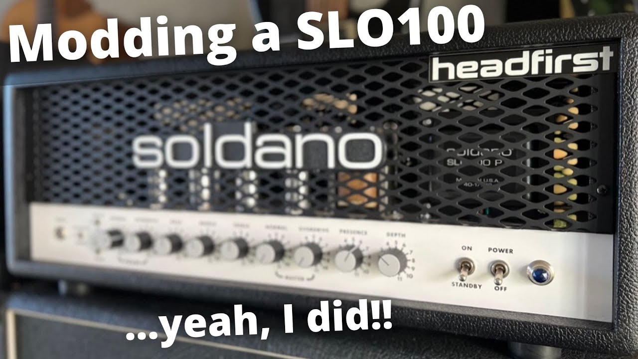 Modding a SLO100...YEAH, I DID!!