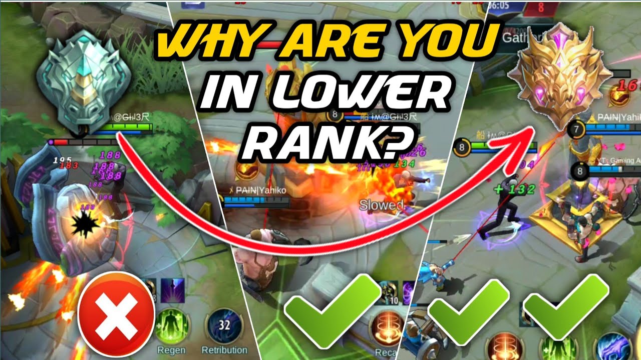 Why Aren't You in Mythic ? | Reasons of Your Lower Rank | Mobile Legends Bang Bang