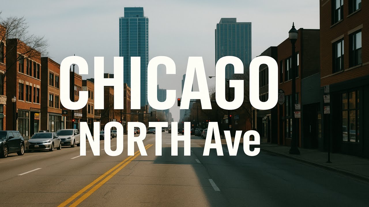 Driving Through Chicago POV I NORTH Ave