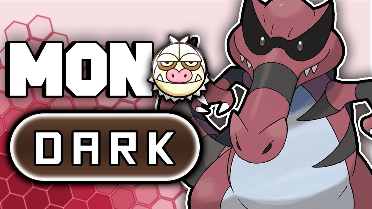 ZERANDO Pokémon OMEGA RUBY, mas SÓ com tipo DARK 💀