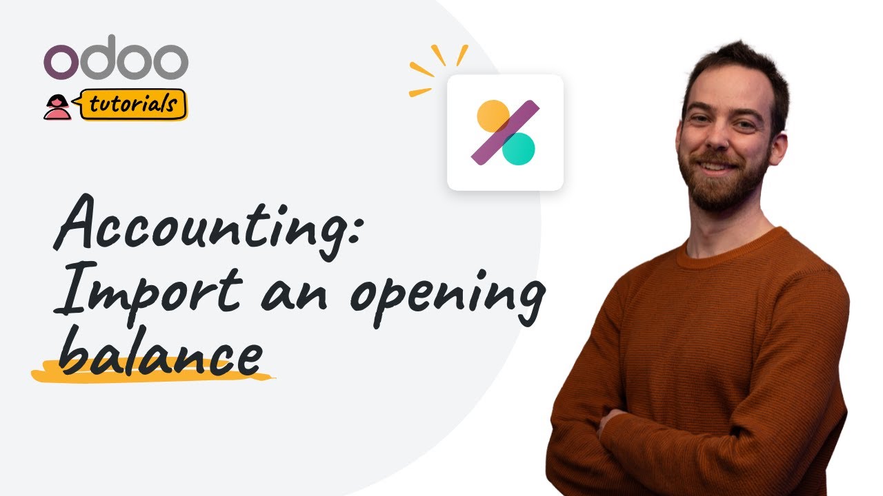 Import an opening balance | Odoo Accounting