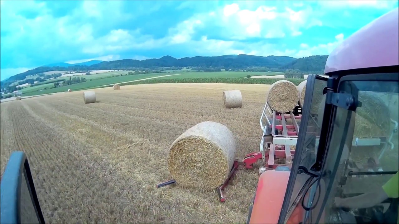 Sběr slámy Zetor Forterra 10641