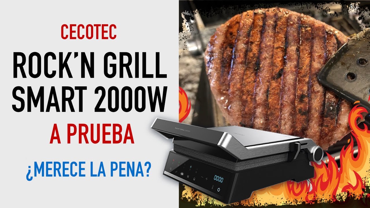 🔥🥩 Parrilla Rock’N Grill Smart de Cecotec - Unboxing y prueba a fondo