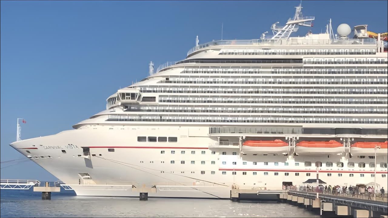 🛥️Cozumel Pier Carnival Vista, Cozumel, Mexico🛥️#cozumel #carnivalvista 