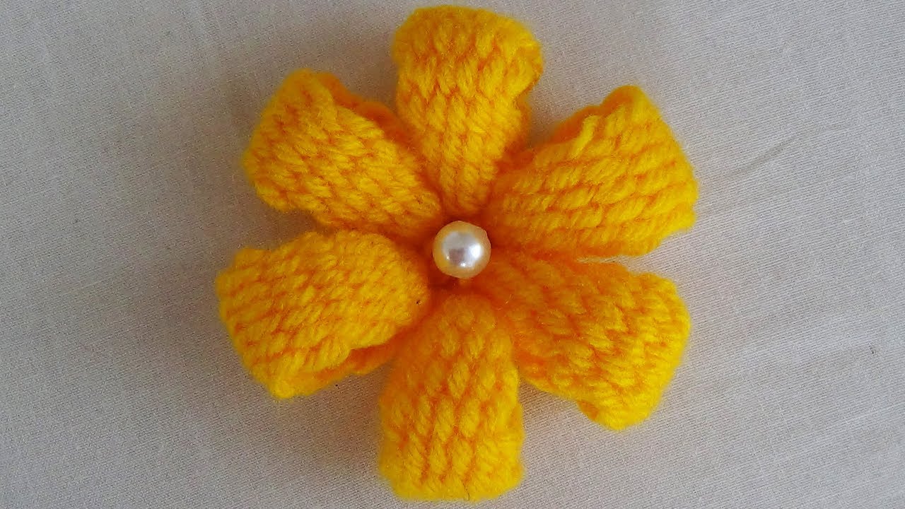 Hand Embroidery: Easy Trick to Make 3D Flowers