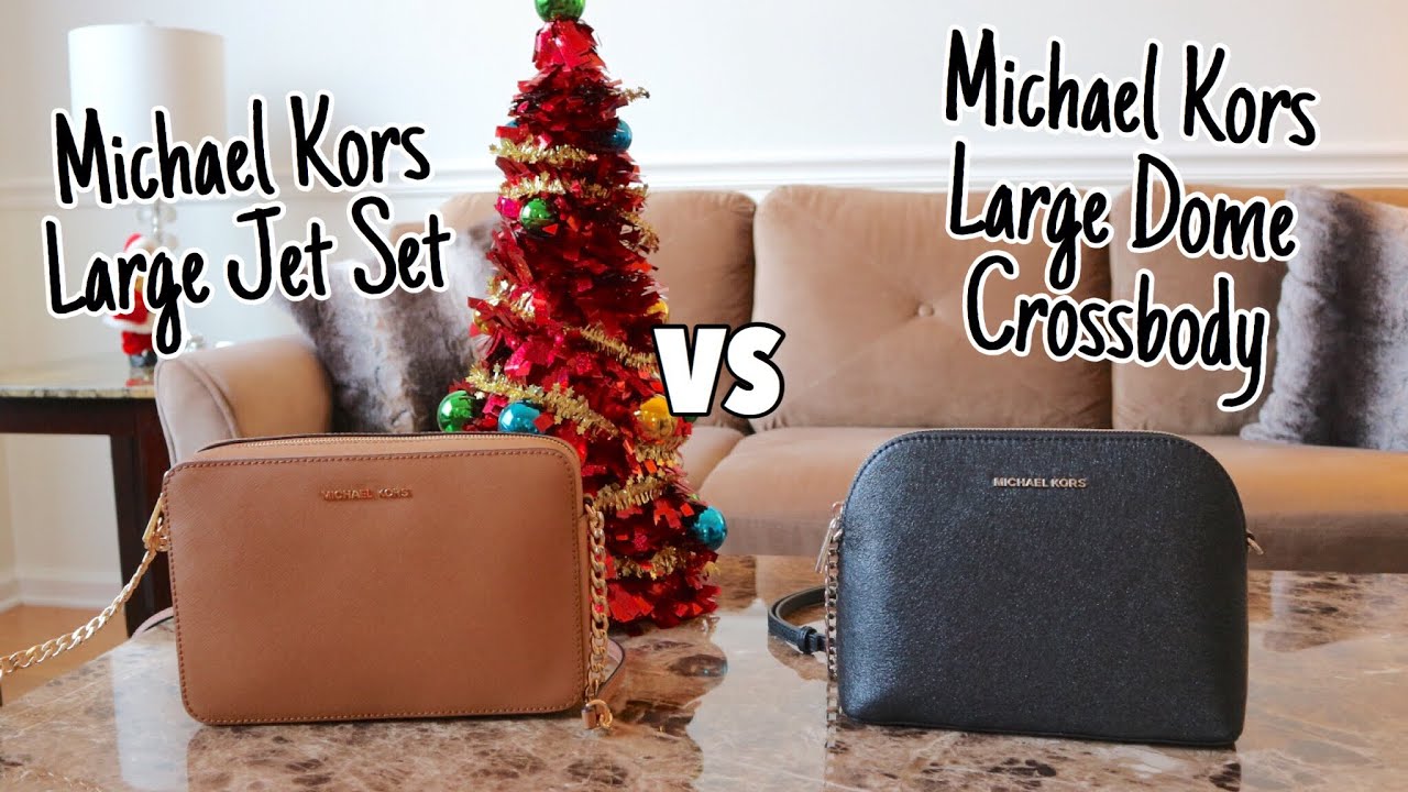 Michael Kors Large Jet Set Bag VS Michael Kors Large Dome Crossbody Bag