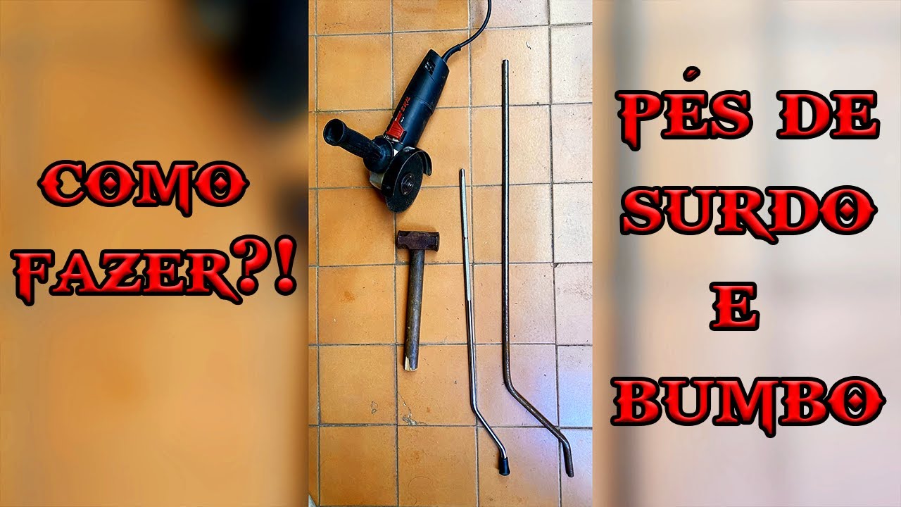 COMO FAZER PÉS DE SURDO E BUMBO