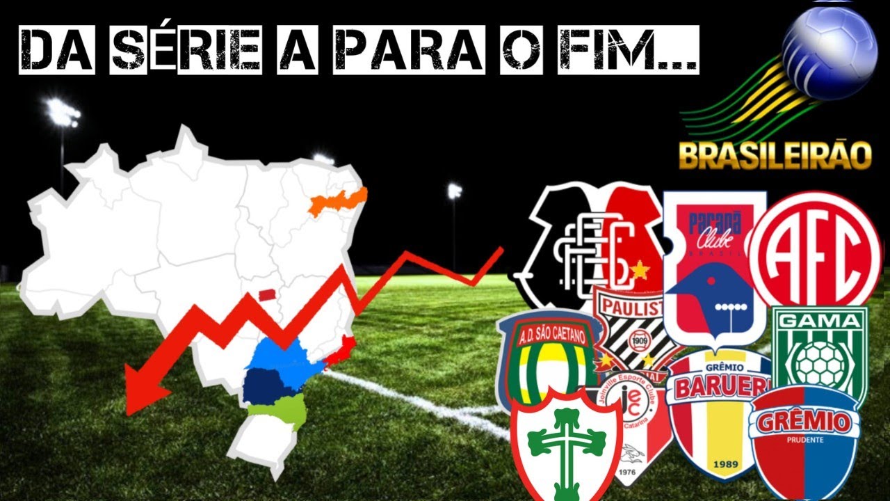 9 TIMES QUE CAÍRAM TODAS AS DIVISÕES DO BRASILEIRÃO