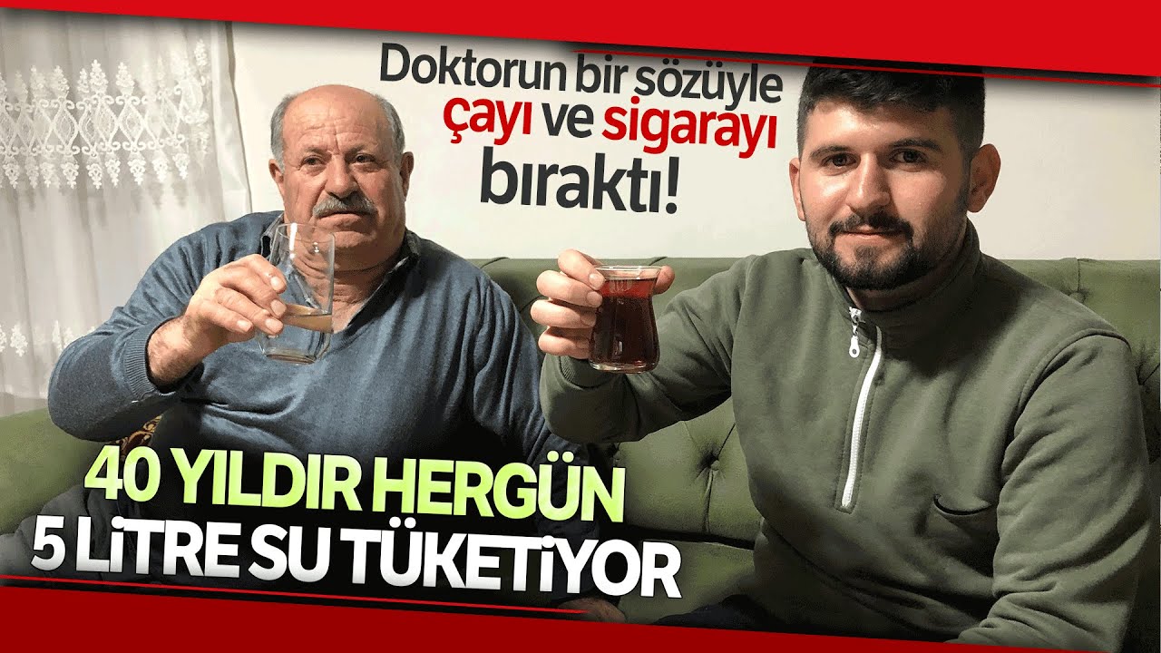 Doktorun Tek Bir Sözü ile 40 Yıldır Çay ve Sigara İçmiyor