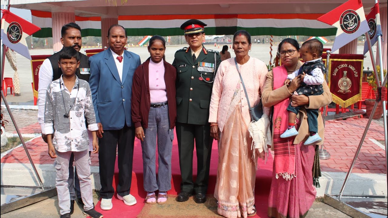हम लोग गए  77वां गणतंत्र दिवस  मनाने  // SAINIK SCHOOL // AMBIKAPUR #TRIBALS CADET@amittiggaambikapur