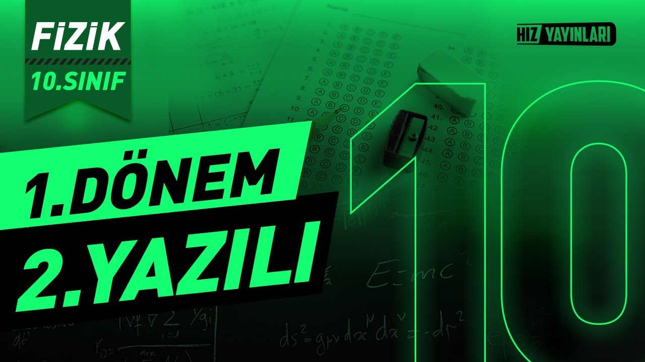 KİM 100 İSTER ?  💯 10. Sınıf Fizik 1. Dönem 2. Yazılı Soruları ve Konu Anlatımı - 2024 - 2025