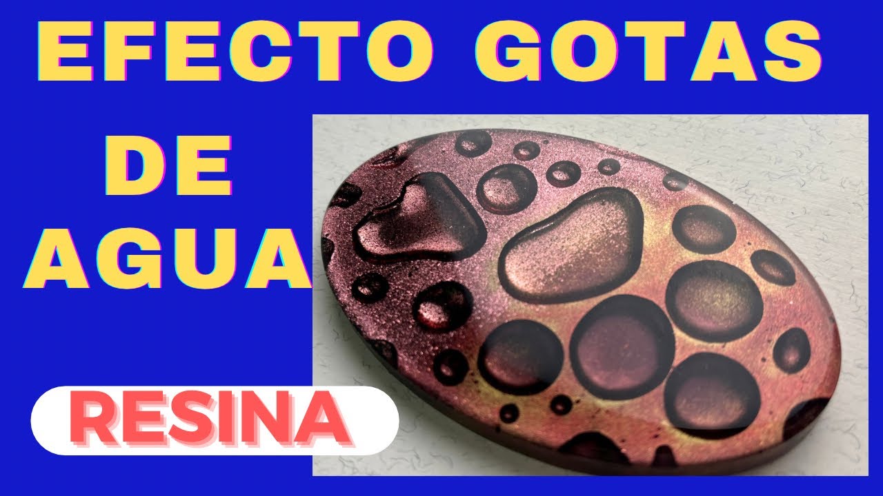 😁Cómo hacer paso a paso el efecto gotas de agua y prueba de pigmentos.