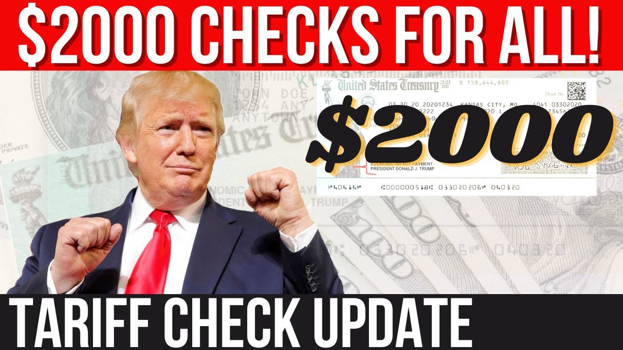 ДА! ТРАМП ВЫДАЕТ ТАРИФНЫЕ ЧЕКИ НА 2000 ДОЛЛАРОВ! ОБНОВЛЕНИЕ ТАРИФНЫХ ЧЕКОВ НА 600 ДОЛЛАРОВ | ОБНО...