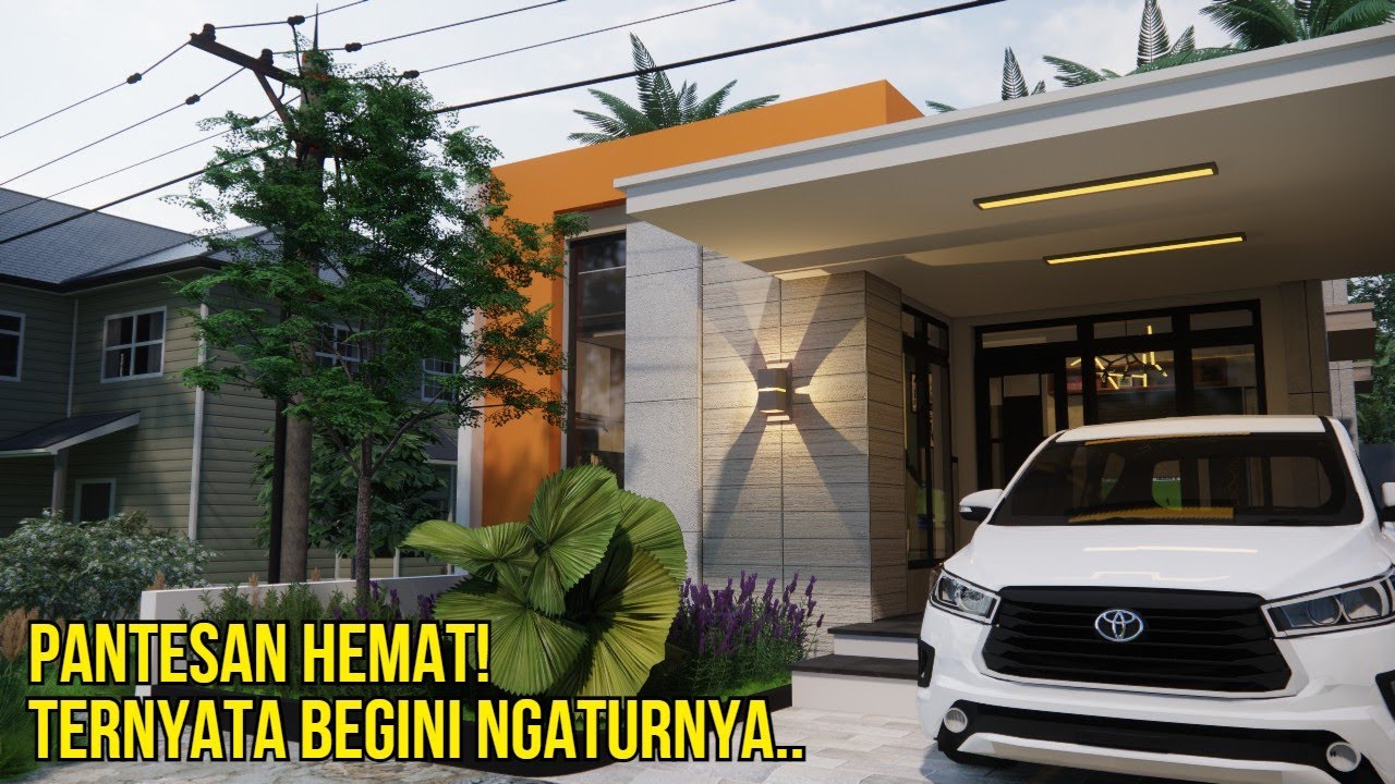 Nipu Banget! Pakai Bahan Murahan tapi Terasa Mewah dan Segar (rumah 6x8 m dengan 3 kamar tidur)