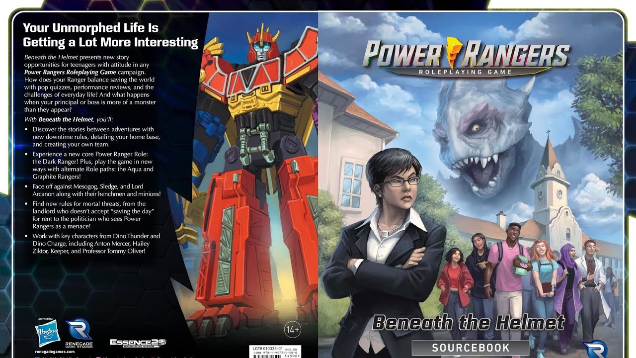 #82 Power Rangers RPG: Beneath The Helmet Sourcebook 2023 Slideshow