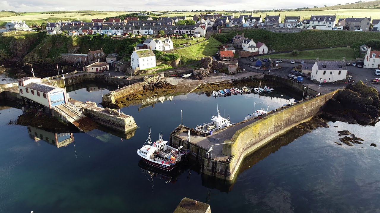 St Abbs by air via Coldingham Bay 2018