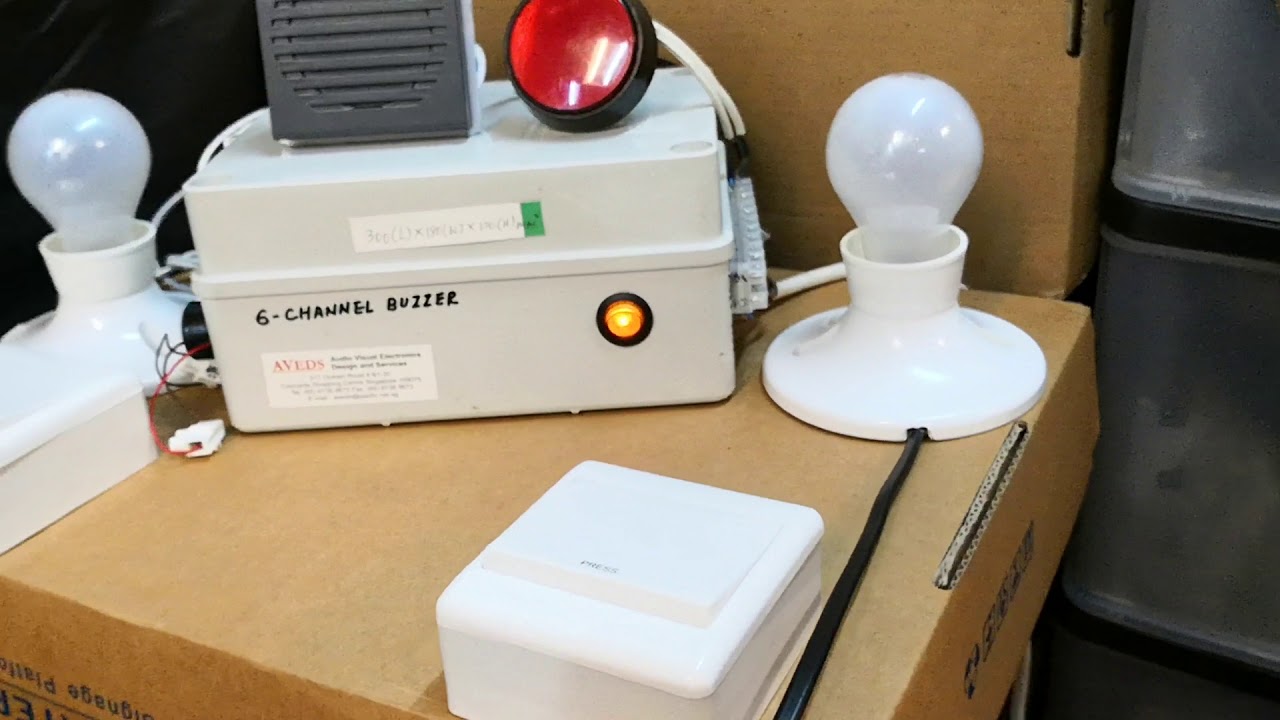 Lockout Buzzer System for TV Studio or Education Institute's Quiz Game Show