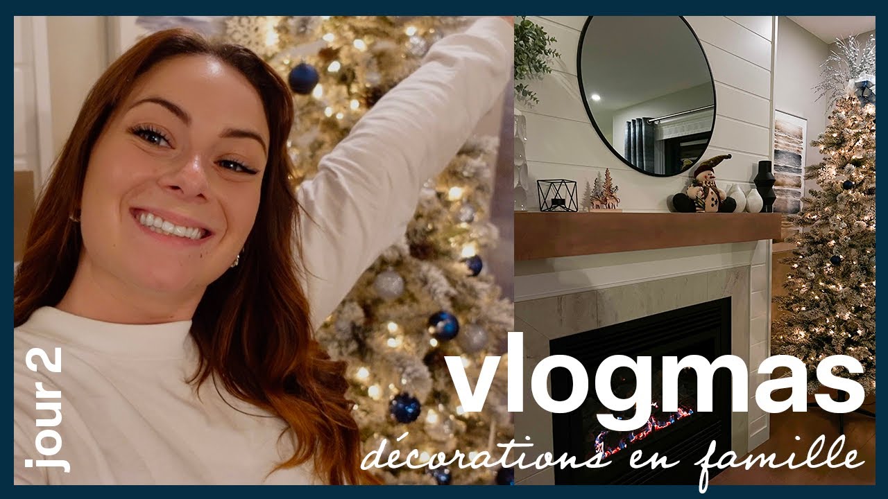 VLOGMAS 2 : Week-end en famille et décorations de Noël. 🎄❤️