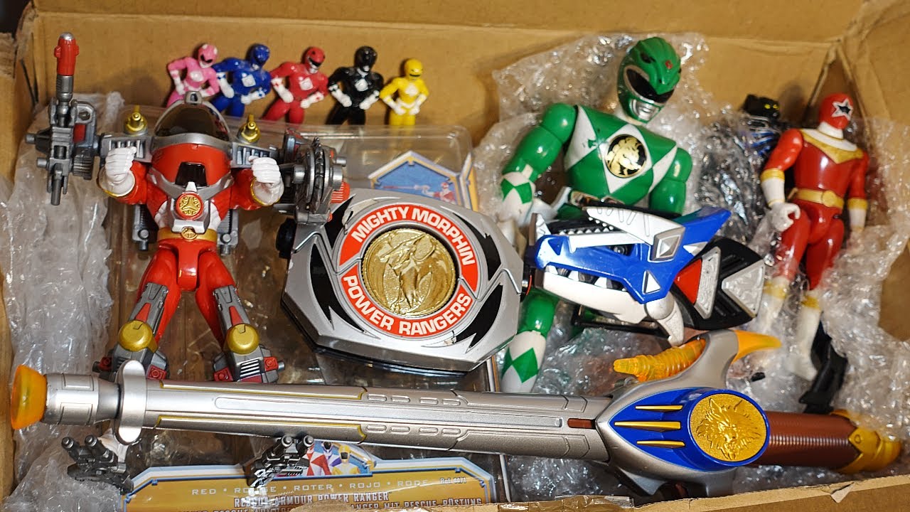 Power Rangers Lot Unboxing - MMPR, Wild Force, Dino Thunder And More!