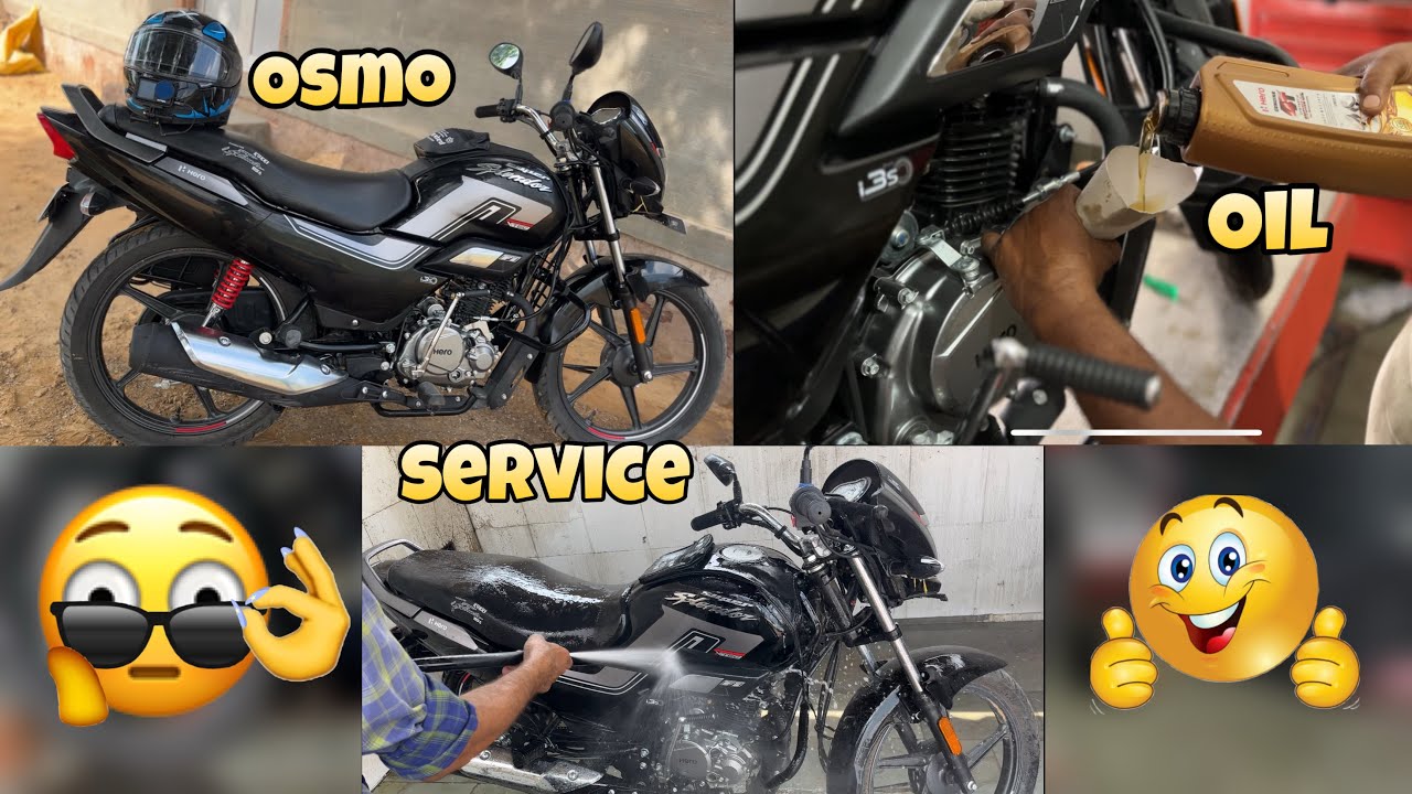 Hero Super Splendor xtec first service || first service cost 💲 