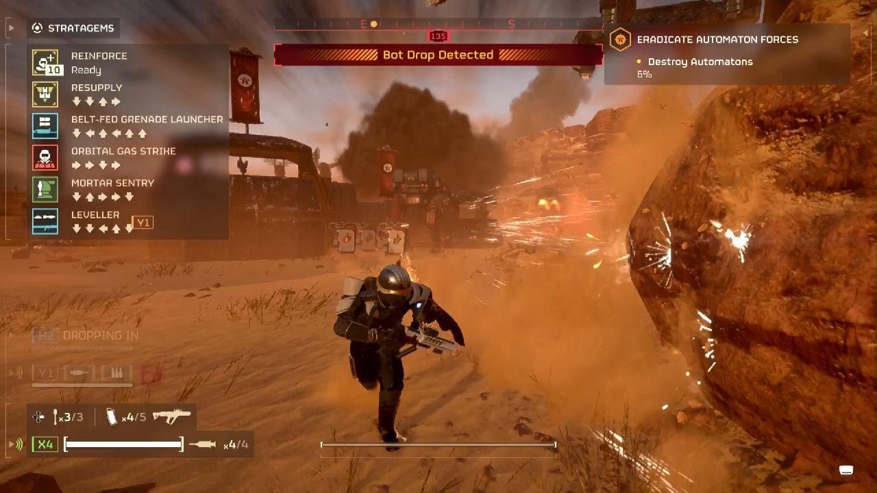 Helldivers 2 Trench gameplay