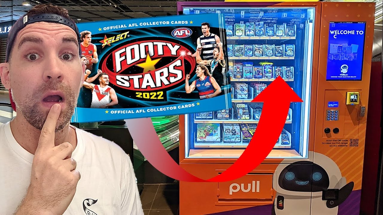 I Bought AFL Footy Cards From A Vending Machine! Here's What I Got...