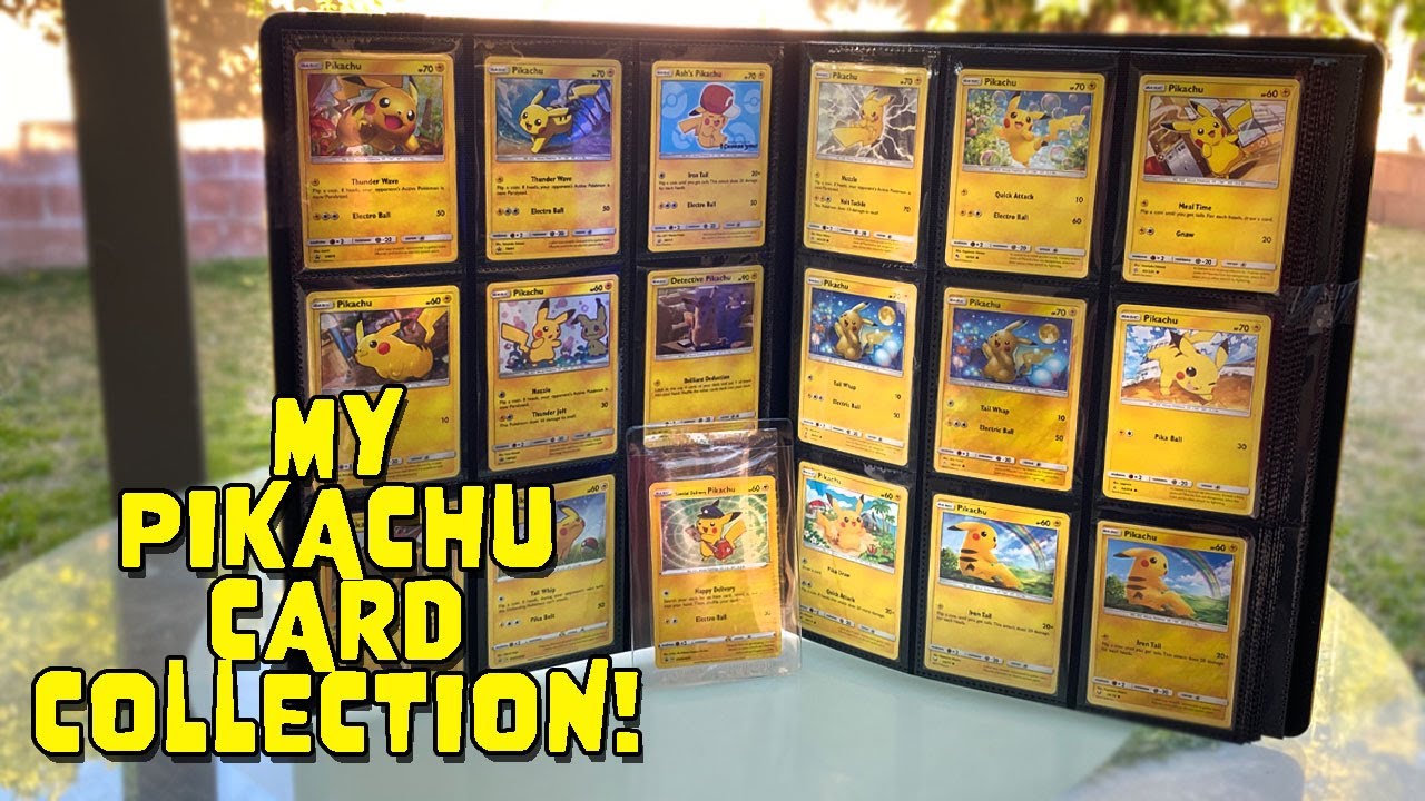 My Pikachu Card Collection 2021!