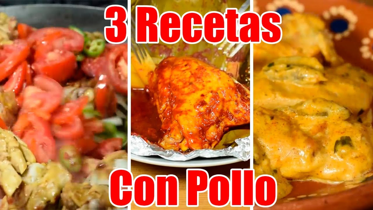 3 Recetas de Pollo Fáciles