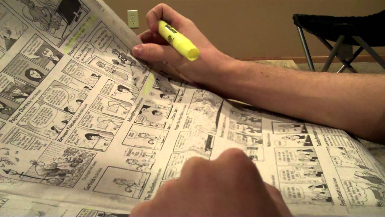 Reading Newspaper while Whispering, ASMR Relaxing Video