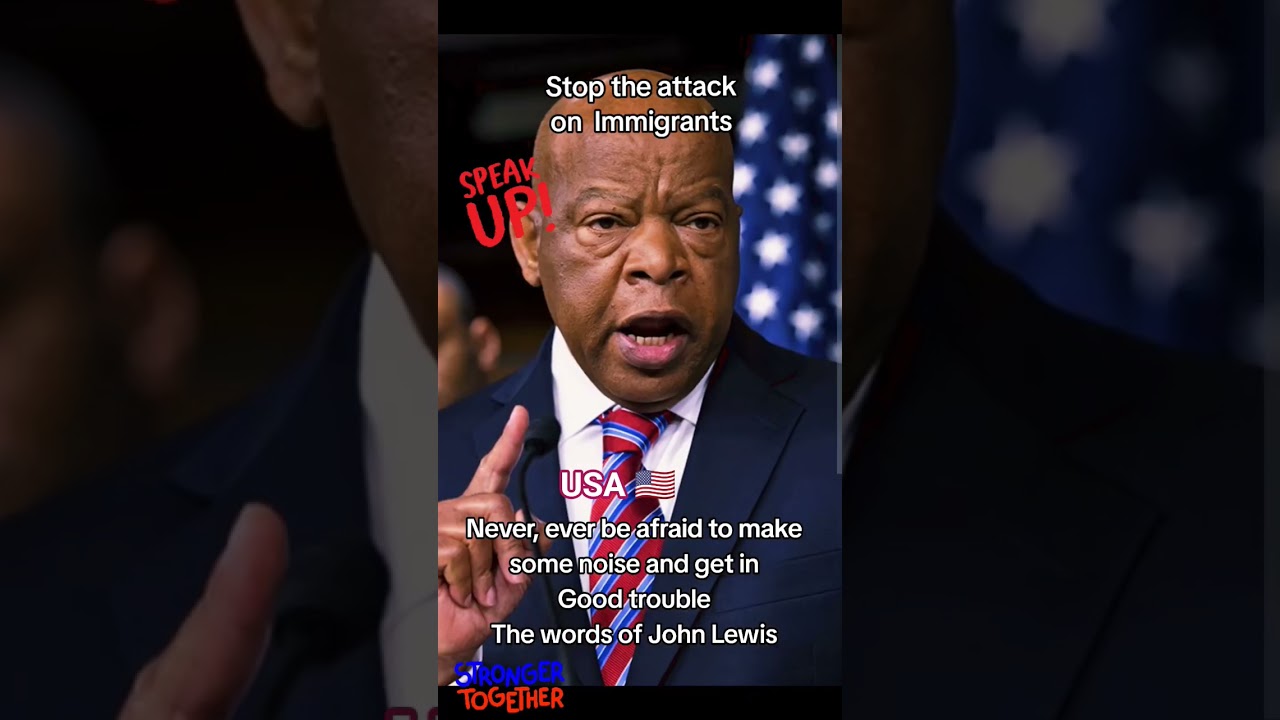 #johnlewis #migrantes #humanrights #nokingsday #USA #StopICE