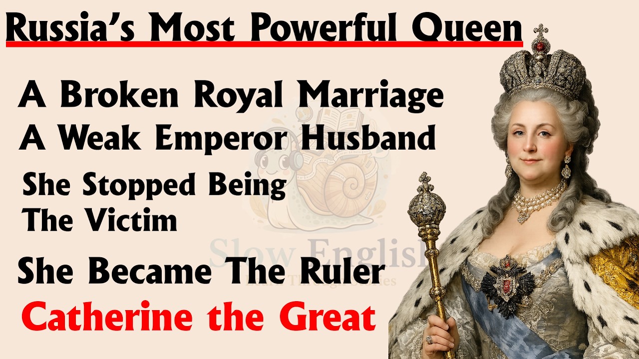 Catherine the Great:Russia's Most Powerful Queen| Learn English Through Story Level 2| Graded Reader