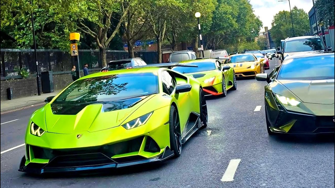 BEST OF SUPERCARS in London Compilation