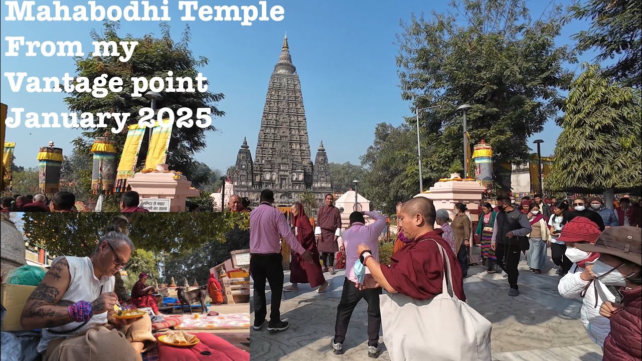 Mahabodhi Temple during 36th Ngagyur Nyingma Monlam Chenmo thru a different lense. #tibetanvlogger