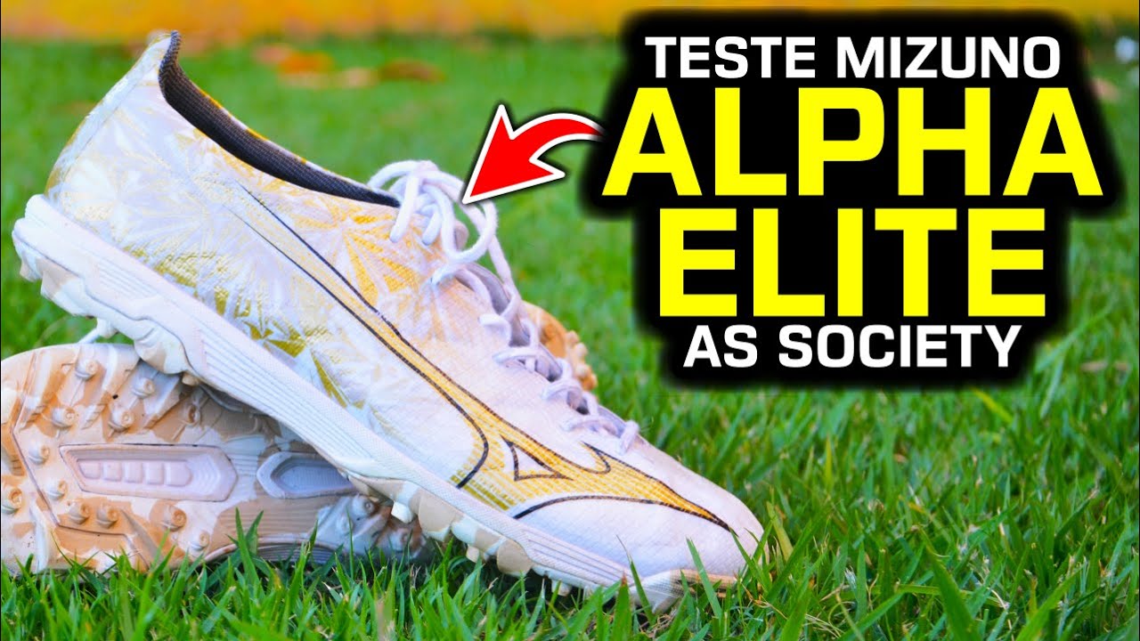 MELHOR que a Mizuno Morelia II Pro AS? 😱 - Teste chuteira society Mizuno Alpha Elite AS