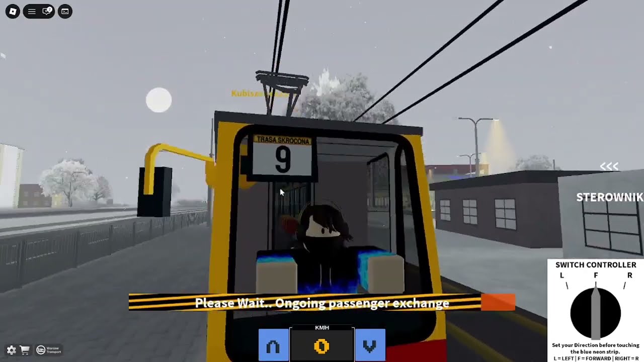 how to use tram warsaw trandport roblox