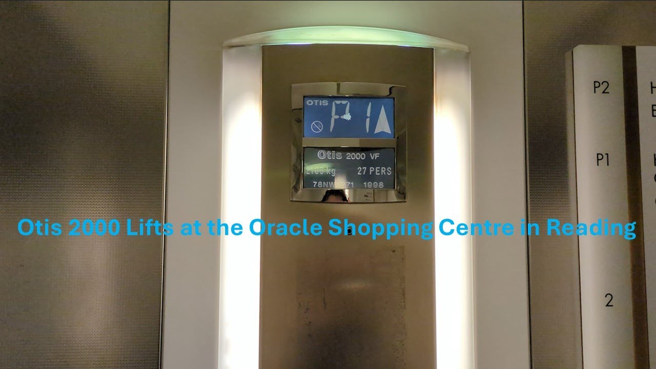 Otis 2000 Lifts at the Oracle Shopping Centre in Reading