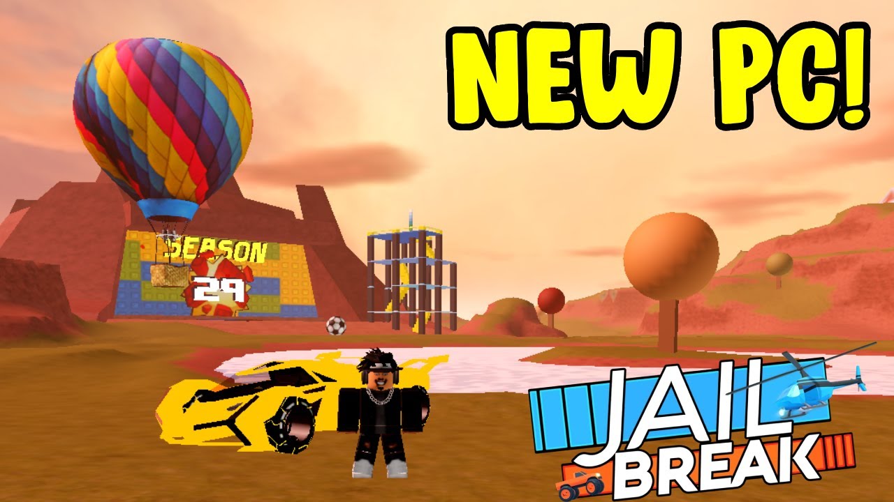 14 minutes of jailbreak grinding gameplay on my NEW PC! | roblox