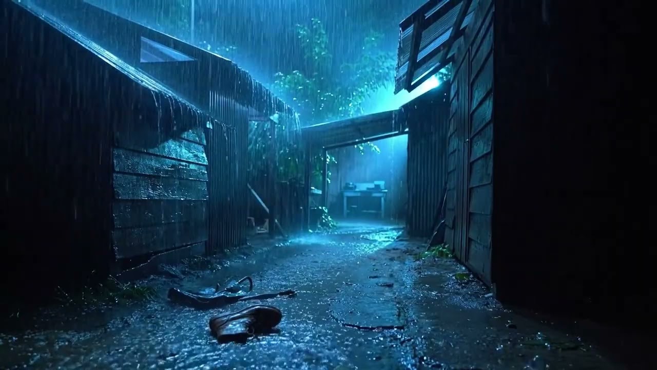 Sleep Instantly 💤 Heavy Rain Sounds for Peaceful Nights and Calm Mornings 🌧️