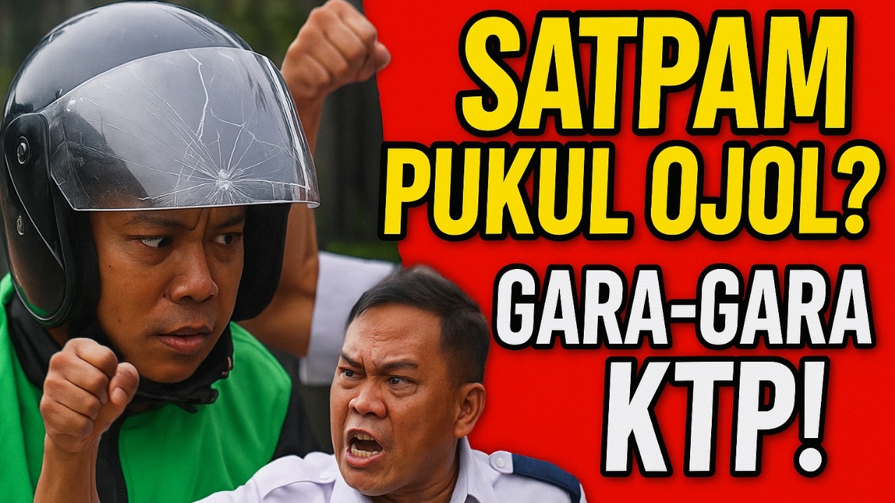 Viral !! Gara-Gara KTP Satpam Di Perumahan Bekasi Utara Pukul Driver Ojol