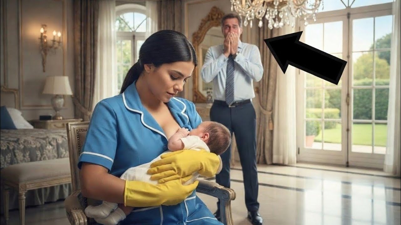 El bebé Millonario no comía nada, la limpiadora le dio leche materna y se salvó