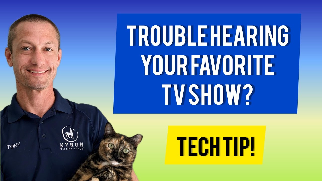 Struggling to hear dialogue clearly on your TV? Here's today's tech tip!
