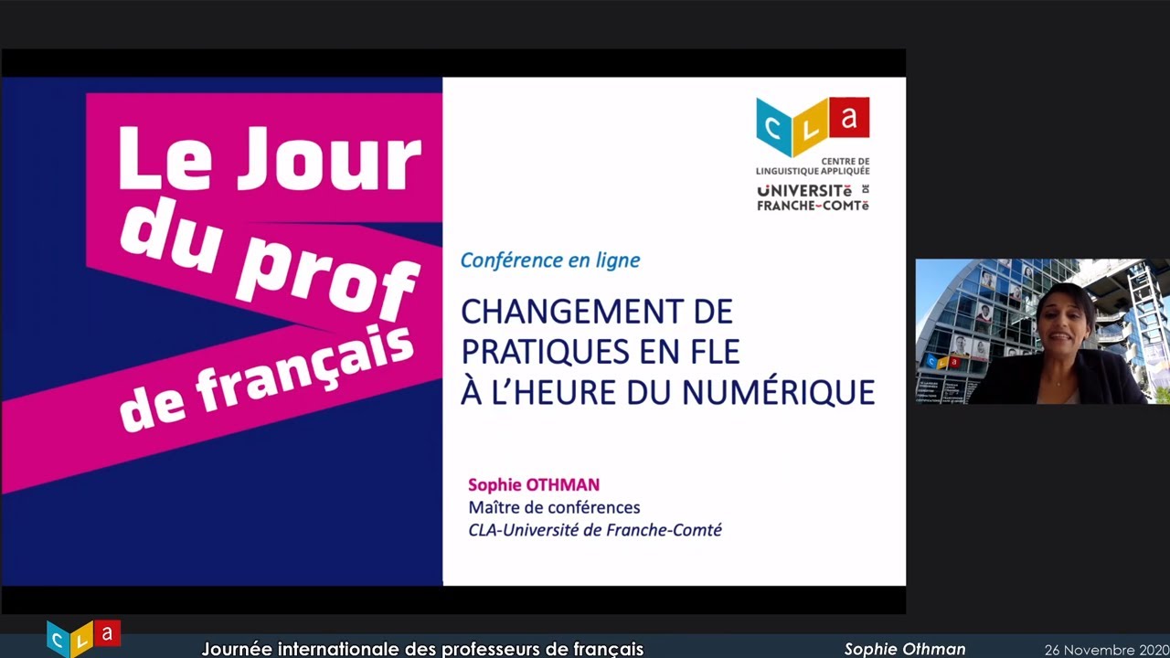 Changement de pratiques en FLE à l'heure du numérique - Sophie Othman