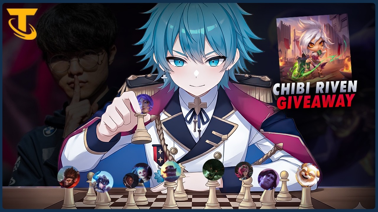 🔴Mau Chibi Riven Gratis? - Giveaway TFT League #tftpartner
