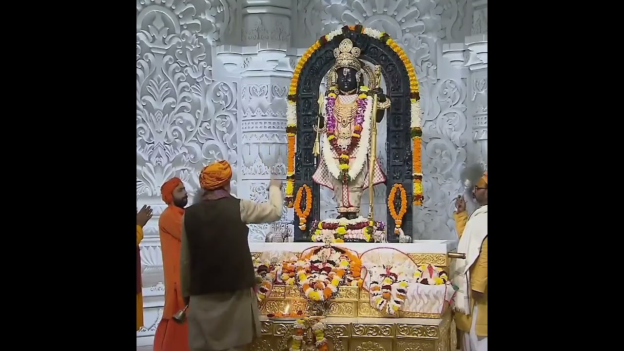 #श्री #रामलला #रामजन्मभूमि मंगला श्रृंगार आरती दर्शन दिनांक–22-11-24 शुक्रवार #viral #video #ram