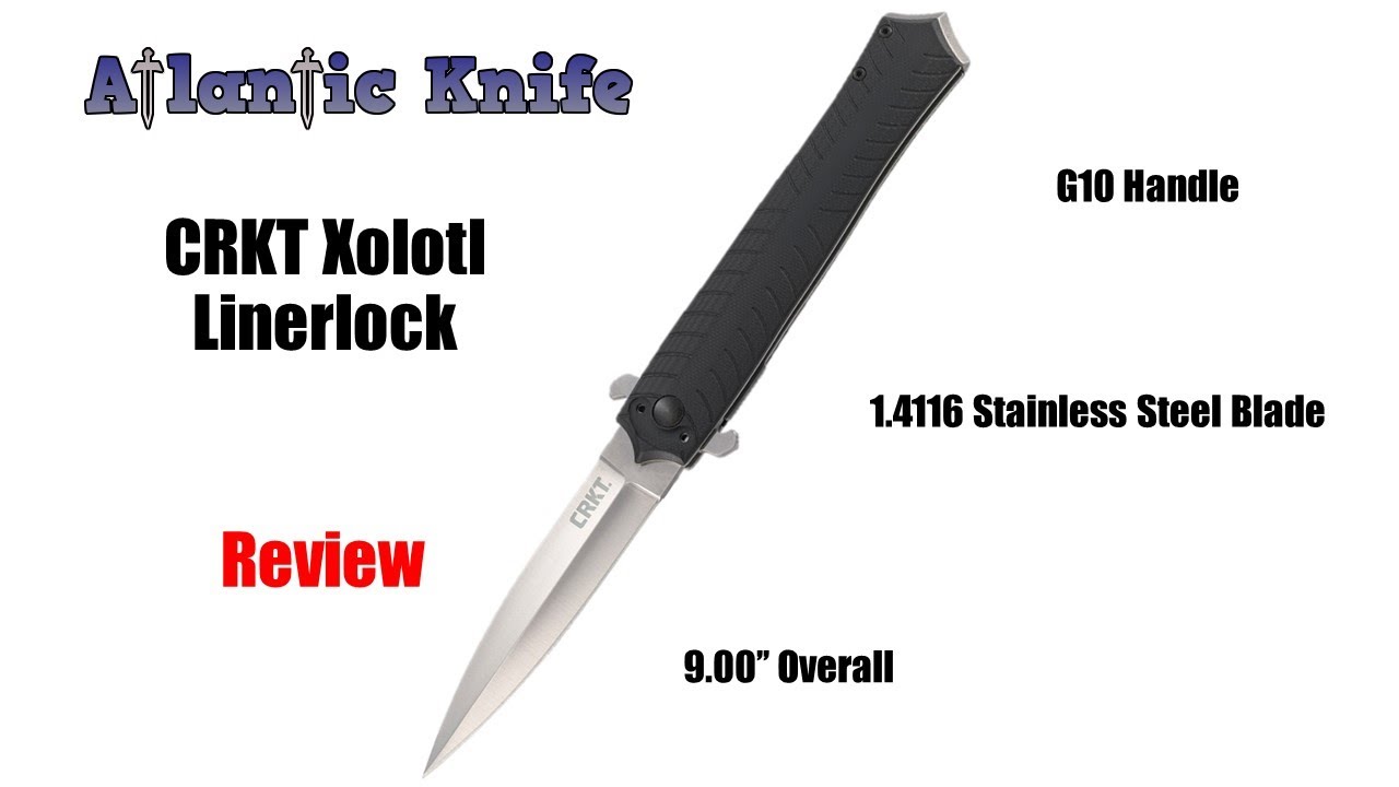 Обзор складного ножа CRKT Xolotl Linerlock | Обзоры Atlantic Knife 2020
