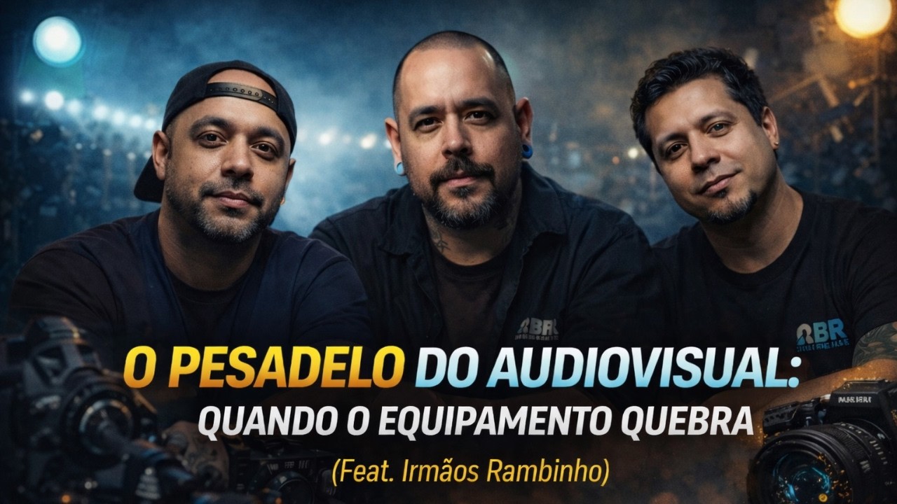 O PESADELO DO AUDIOVISUAL: QUANDO O EQUIPAMENTO QUEBRA (Feat. Irmãos Rambinho)