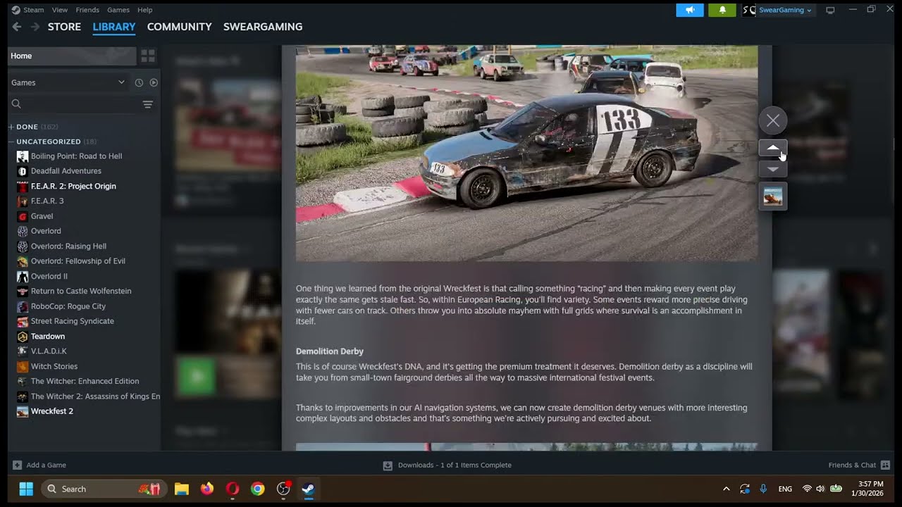 Wreckfest (2) [Early Access] Dev Blog #1 Reaction / Descenders Golden Run attempts